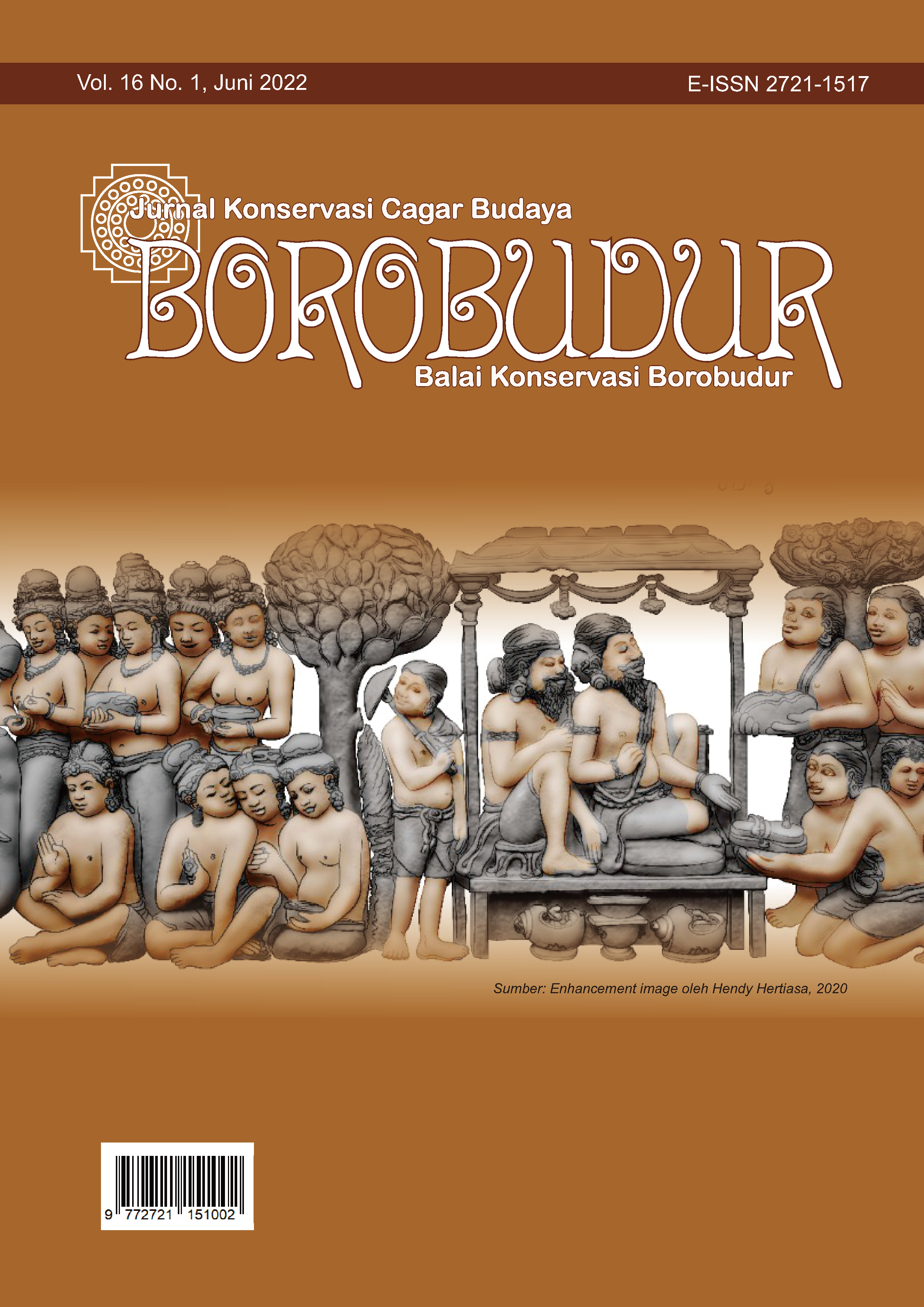					View Vol. 16 No. 1 (2022): Jurnal Konservasi Cagar Budaya Borobudur
				